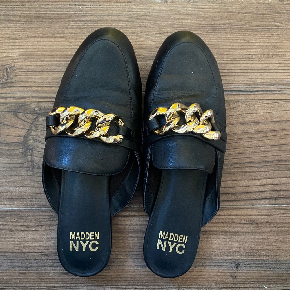 Madden NYC Black Mule